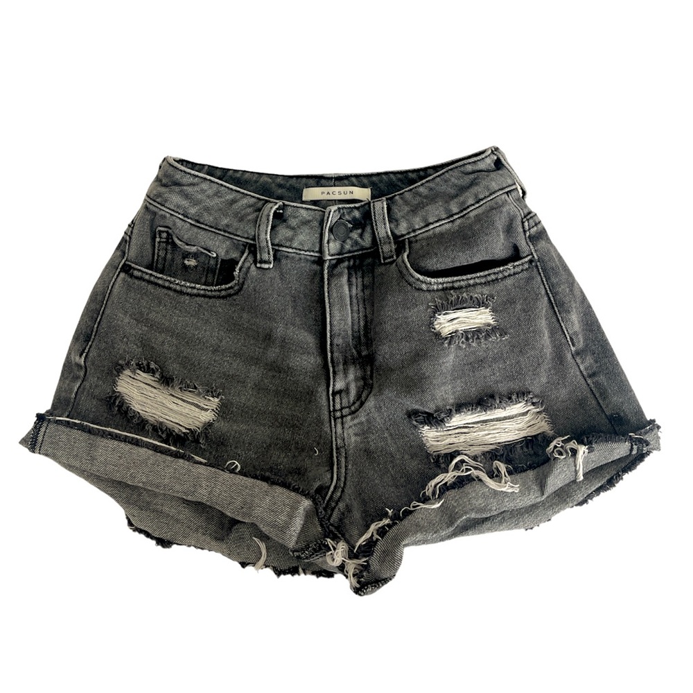 PacSun High-Rise Black Mom Shorts, Size 24